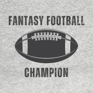 Fantasy Football Champion Design T-Shirt